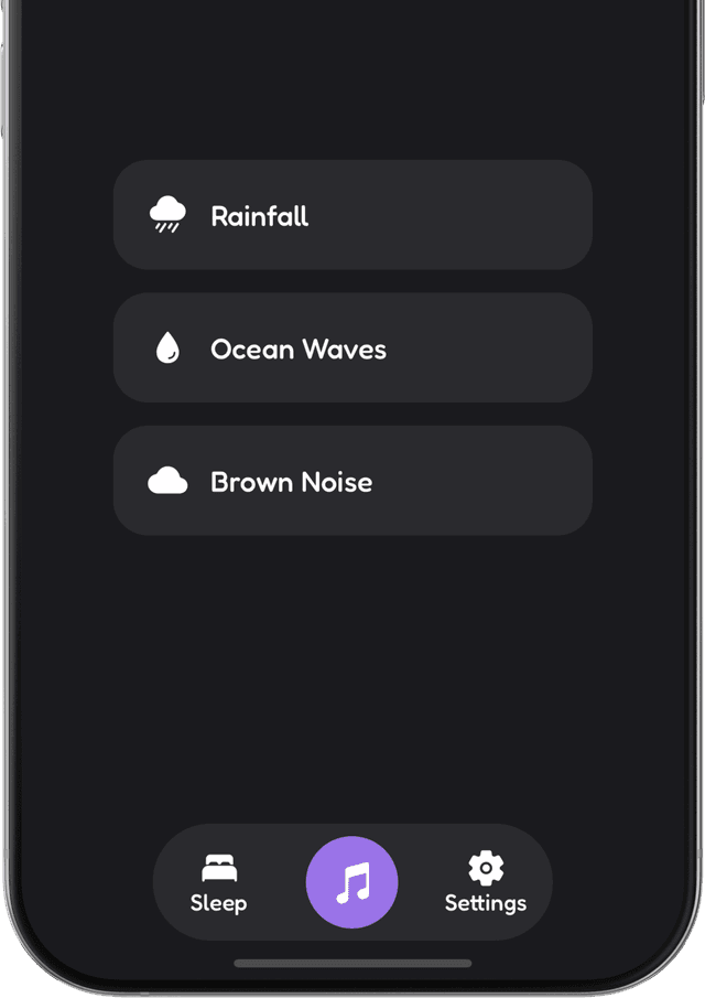 iPhone image showing sleep cycles screen